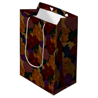 Olieverfde bloemen medium cadeauzakje