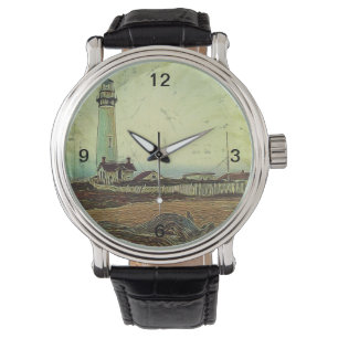olieverfschilderij aan de kust van het nautisch st horloge