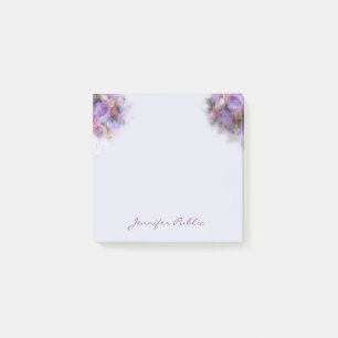 Olieverfschilderij Bloemen Elegant Sjabloon Handsc Post-it® Notes
