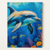 olieverfschilderij Dolfijn Planner (Achterkant)