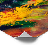 olieverfschilderij in het najaar , schilderachtig poster (Hoek)