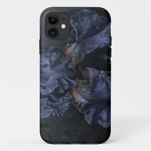 Olieverfschilderij Iris Botanical Case-Mate iPhone Case (Achterkant)