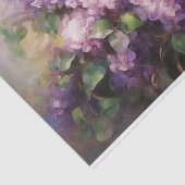  olieverfschilderij Lilacs en bladeren Decoupage Tissuepapier (Detail)