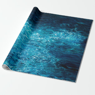 olieverfschilderij waarop golven in de oceaan of z cadeaupapier