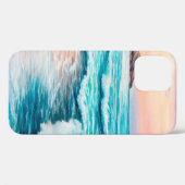 olieverschilderij van prachtige paarse zonsonderga Case-Mate iPhone case (Achterkant (horizontaal))