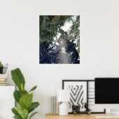 Olieverspreiding noordoost poster (Thuiskantoor)