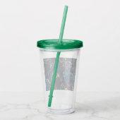 Olievlek Acrylknolpaal Acryl Drinkbeker (Achterkant)