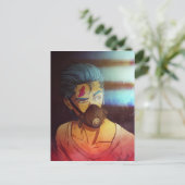 Olievlek Briefkaart (Staand voorkant)