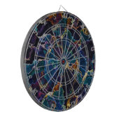 Olievlek Dartbord (Voorkant Links)