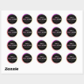 Olievlek en zwarte body scrub labels (Vel)