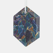 Olievlek Glas Ornament (Voorkant links)