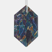 Olievlek Glas Ornament (Voorkant Rechts)