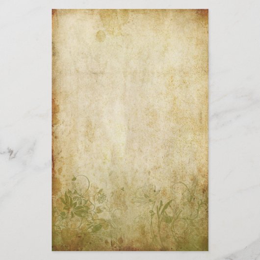 olievlek - groen briefpapier (Voorkant)