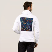 Olievlek Hoodie (Achterkant volledig)