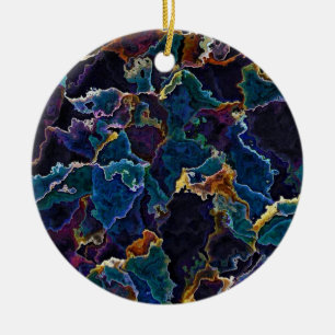 Olievlek Keramisch Ornament