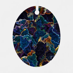 Olievlek Metalen Ornament