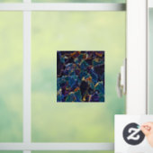 Olievlek Raamsticker (Huis)