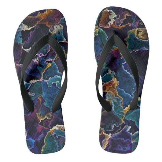 Olievlek Teenslippers (Voetbed)