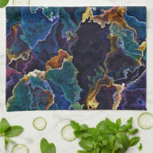 Olievlek Theedoek (Gevouwen)