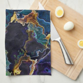 Olievlek Theedoek (Quarter Fold)