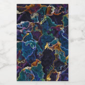 Olievlek Voedselcontainer Etiket (Enkel label)