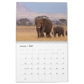 Olifant 2026 kalender (Jan 2027)