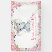 Olifant Achtergrond Tafel Decor, Banner Sign Decor (Verticaal)