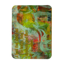 Olifant afbeelding Magnet met een boodschap!