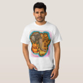 Olifant Afrika T-shirt (Voorkant volledig)
