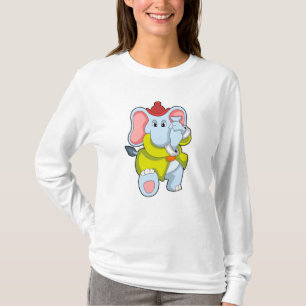 Olifant als brandweerman met Proboscis T-shirt