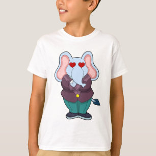Olifant als Bruidegom met Pak.PNG T-shirt