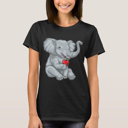 Olifant appel fruit t-shirt (Voorkant)