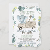 Olifant Baby shower Parade Kaart (Voorkant)