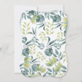 Olifant Baby shower Parade Kaart (Achterkant)