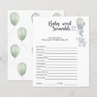 Olifant & Ballon - Baby Woord Verwarrings Spel