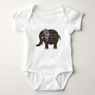 olifant batik grafische kunst romper