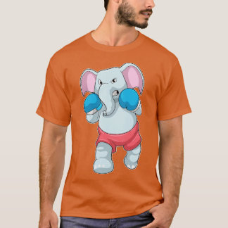 Olifant bij Boksen met Bokshandschoenen 2 T-shirt