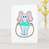 Olifant bij Fitness met Springtouw.PNG Kaart (Gele Bloem)