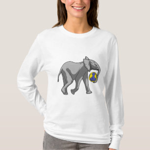Olifant bij Handbal Sporten T-shirt