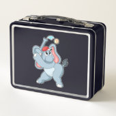 Olifant bij honkbal (Achterkant)