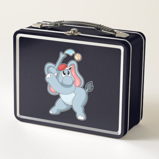 Olifant bij honkbal (Voorkant)