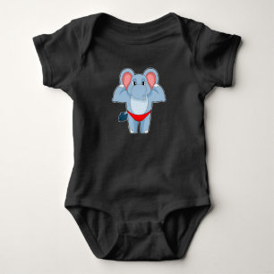 Olifant Bodybuilder Bodybuilding Romper