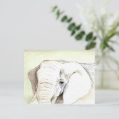 Olifant Briefkaart (Staand voorkant)