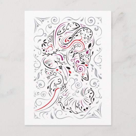 olifant briefkaart (Voorkant)