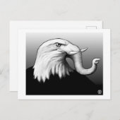 olifant briefkaart (Voorkant / Achterkant)