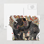 olifant briefkaart (Voorkant / Achterkant)