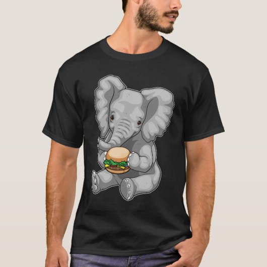 Olifant Burger T-shirt (Voorkant)