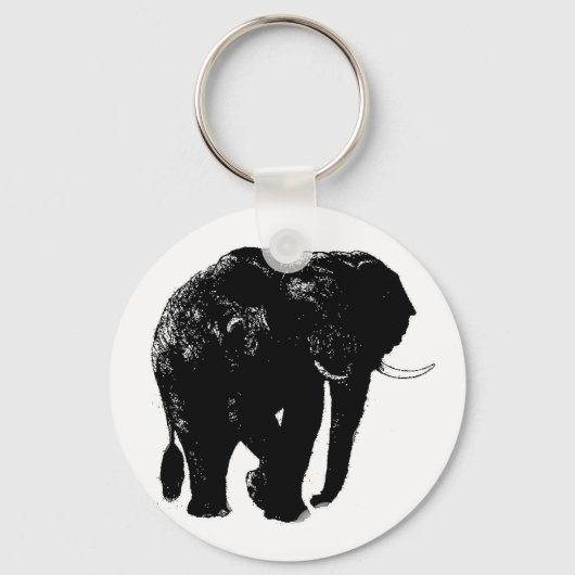 Olifant Button Sleutelhanger (Voorkant)