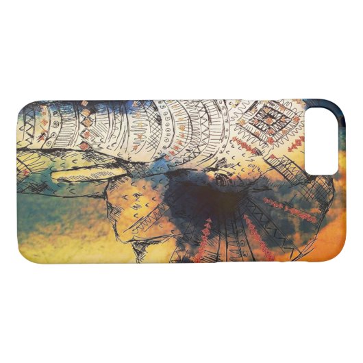 olifant Case-Mate iPhone case (Achterkant (Horizontaal))