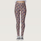 Olifant circus waterverf kunst leggings (Voorkant)